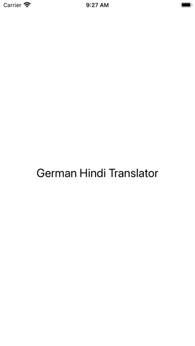 Ảnh chụp màn hình của German Hindi Translator