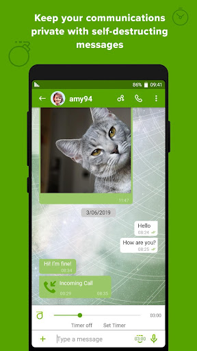 Crypviser Secure Messenger Screenshots