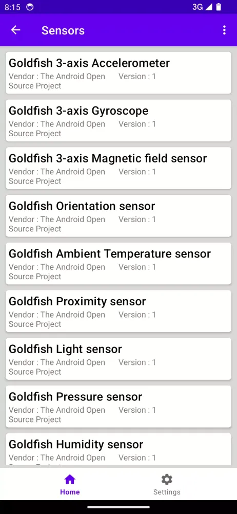 Captures d'écran de Droid Companion - Device Info