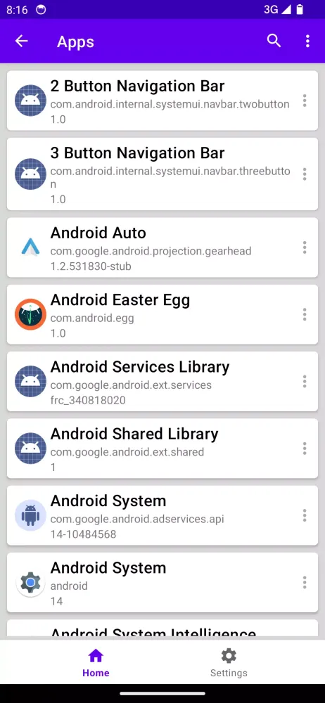 Captures d'écran de Droid Companion - Device Info