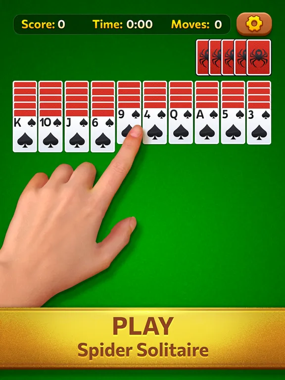 Ảnh chụp màn hình của Spider Solitaire Daily Break iPad 