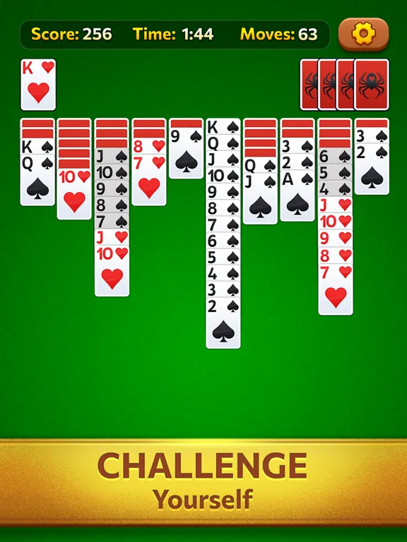 Ảnh chụp màn hình của Spider Solitaire Daily Break iPad 