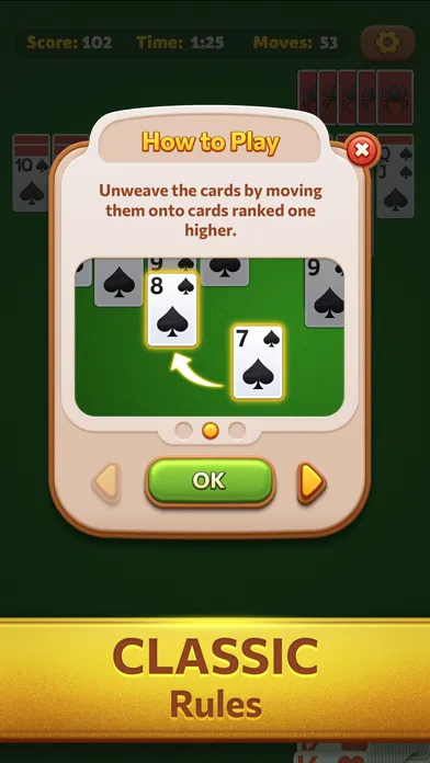 Ảnh chụp màn hình của Spider Solitaire Daily Break