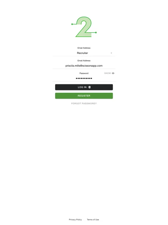 Link2Recruitment iPad  Ekran Görüntüleri