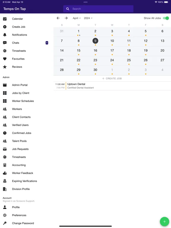 Temps On Tap iPad  سکرین شاٹس