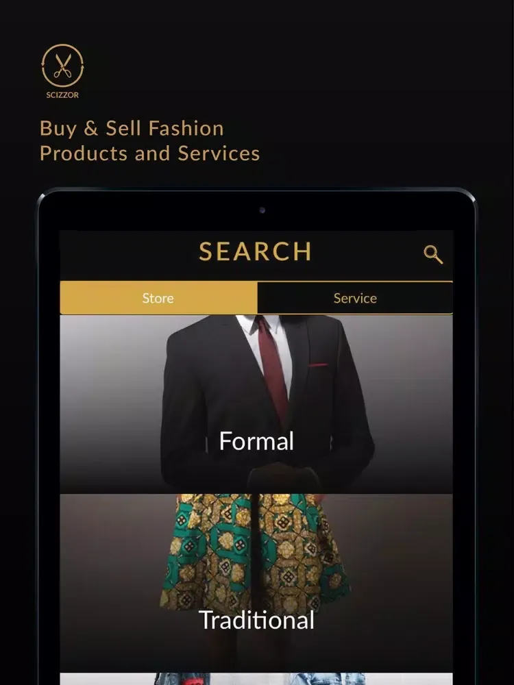 Tangkapan skrin Scizzor: Custom Fashion App. iPad 
