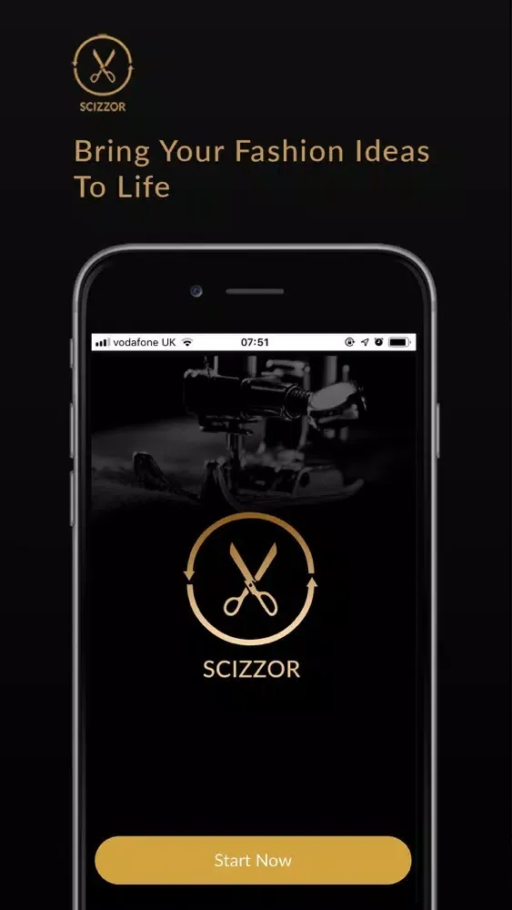 Tangkapan skrin Scizzor: Custom Fashion App.
