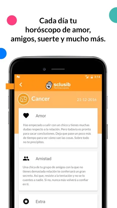 Sclusib - Horóscopos de amor y amistad স্ক্রিনশট