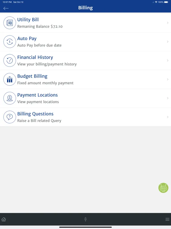 MyENSTAR iPad  Screenshots