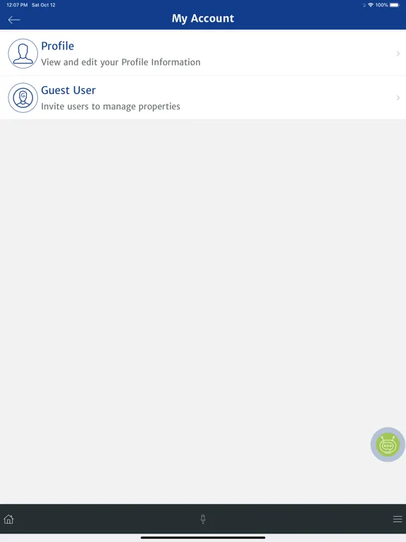 MyENSTAR iPad  Screenshots