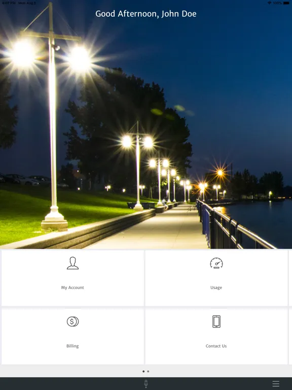 ภาพหน้าจอของ MyHBPW iPad 