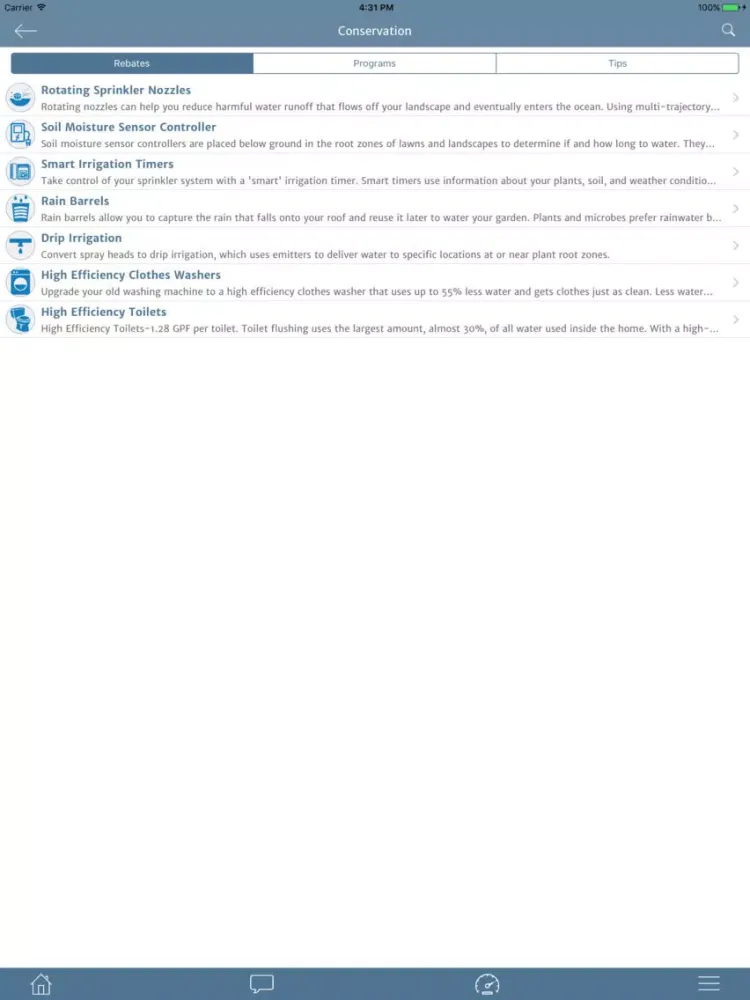 MyWater NB iPad  سکرین شاٹس
