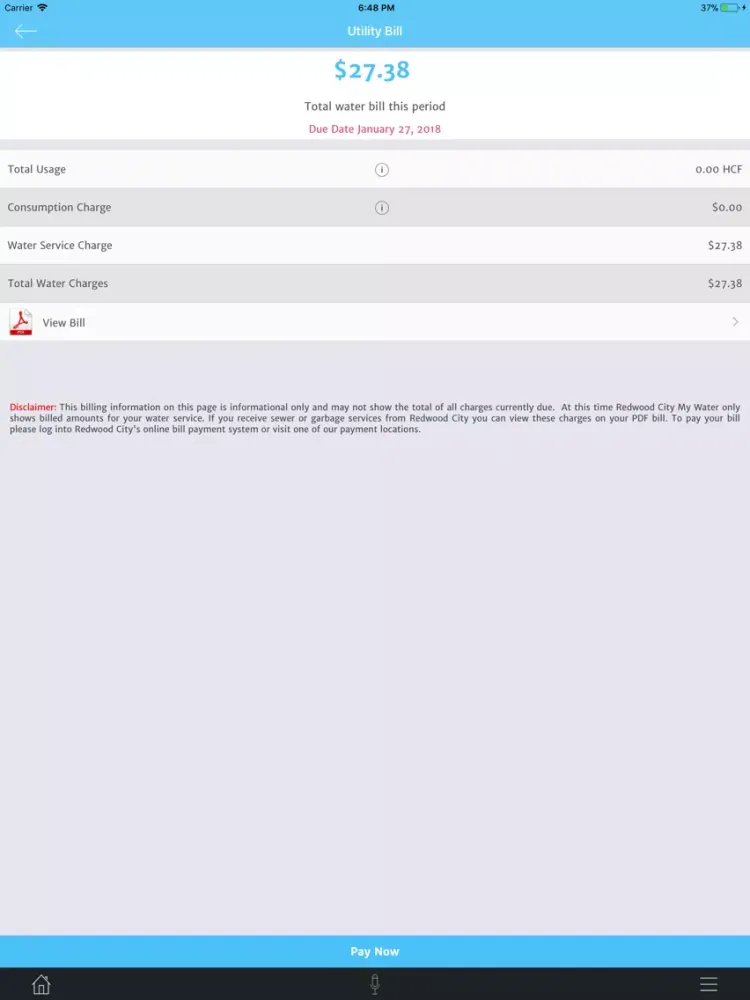 My Water RWC iPad  স্ক্রিনশট