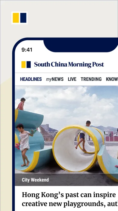 Capturas de pantalla de South China Morning Post