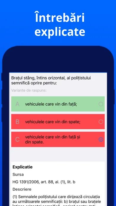 Captures d'écran de Chestionare Auto 2024: DRPCIV