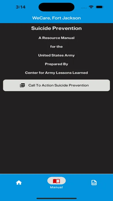 Zrzuty ekranu WeCare, Fort Jackson