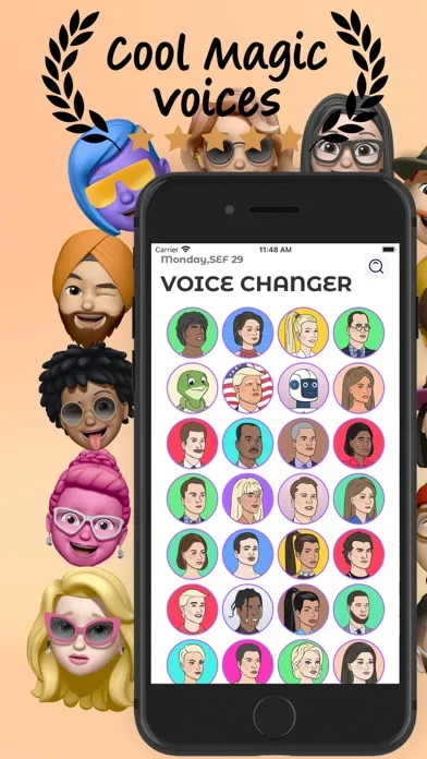 Magic Voice Changer & Effects سکرین شاٹس