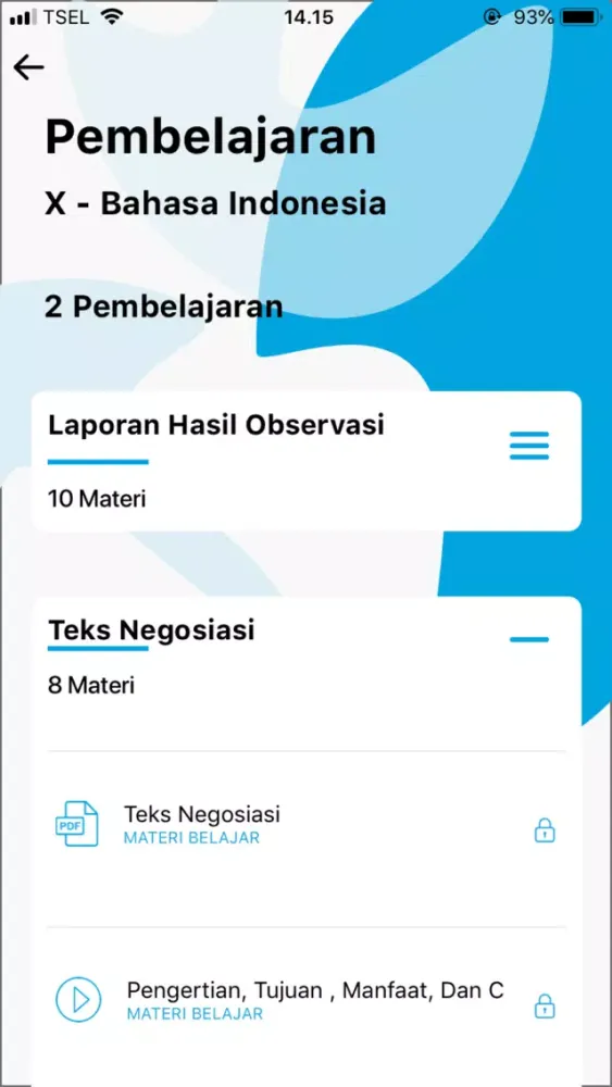 Ảnh chụp màn hình của SCOLA LMS for Student