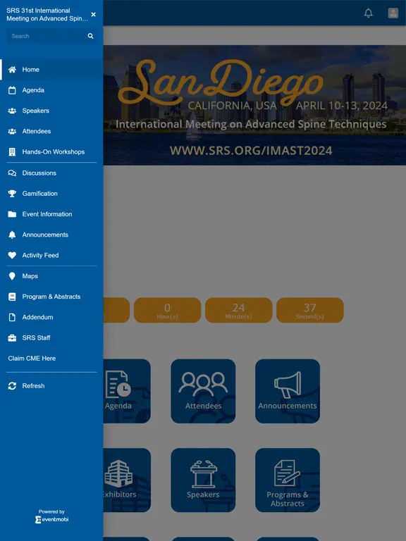 SRS 31st IMAST iPad Screenshots