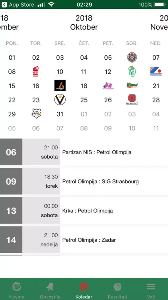 Petrol Olimpija App স্ক্রিনশট