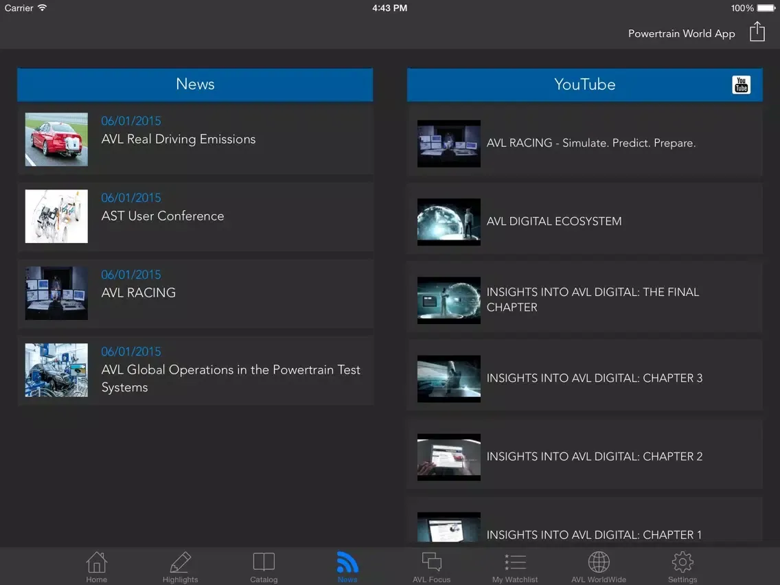 تصاویر AVL Simulation and Testing Solutions Guide iPad 