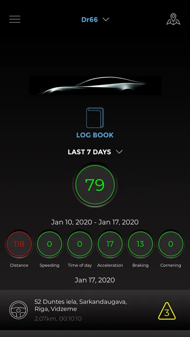 Скриншоты LifeDrive BLE