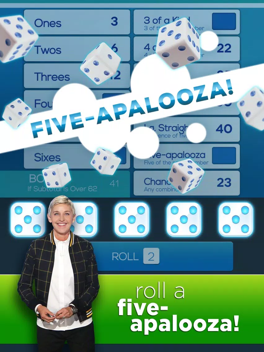 Screenshot di Dice with Ellen iPad 