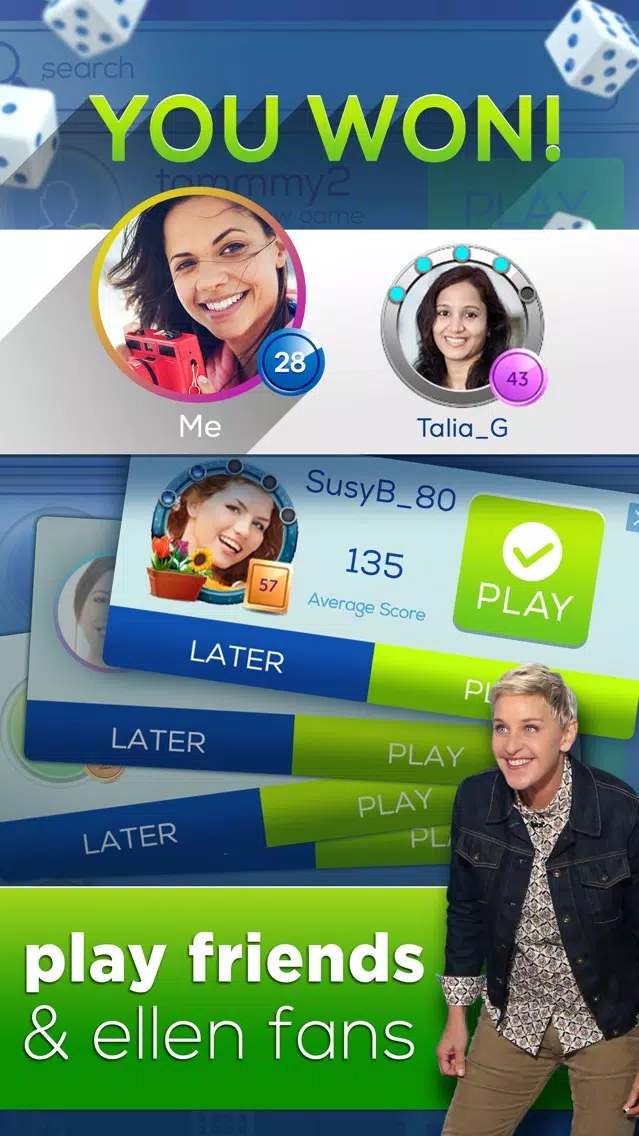Screenshot di Dice with Ellen