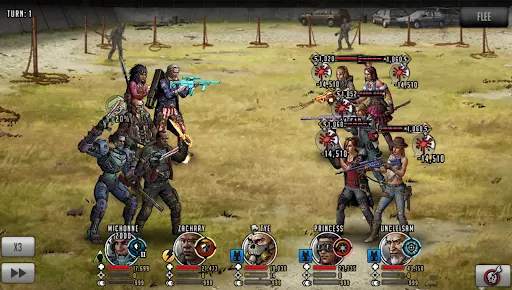 Captures d'écran de Walking Dead: Road to Survival