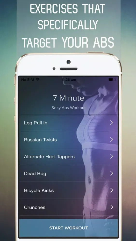 7 Minute Sexy Abs Workout for Fab Abs in 30 Days Screenshots