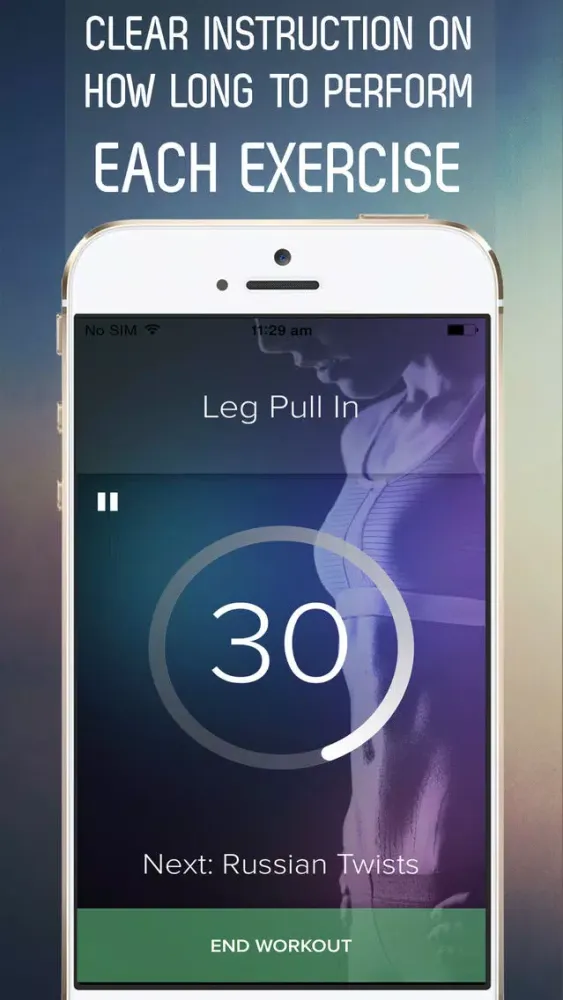 7 Minute Sexy Abs Workout for Fab Abs in 30 Days Screenshots