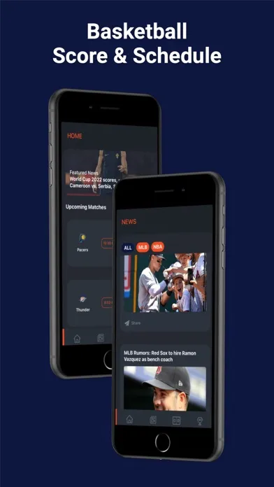 Screenshot di Basketball Score & Schedule