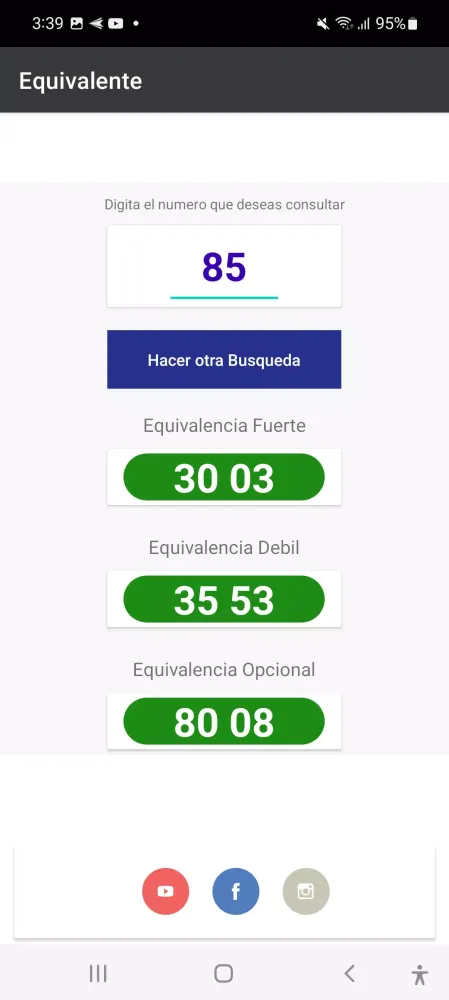 Capturas de tela do Loteria de Hoy