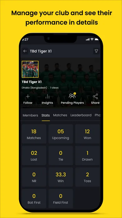 Ảnh chụp màn hình của ScoreBee