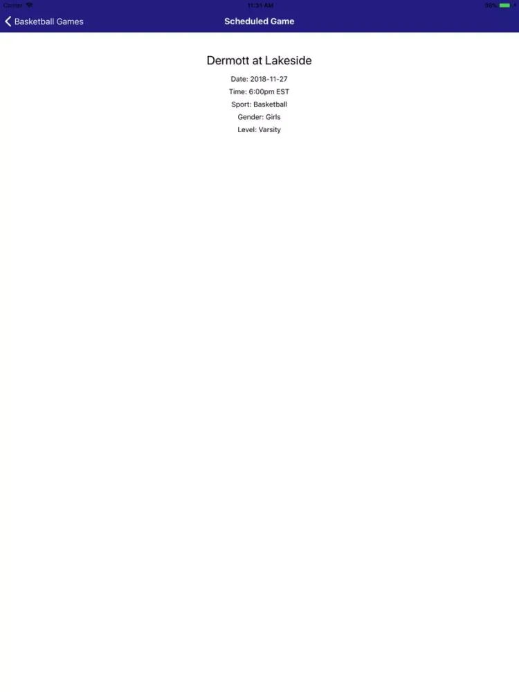 Arkansas Activities Assoc. iPad 应用截图
