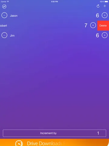 ScoreKeeper - Keep track of your scores for any board or card game iPad  Screenshots