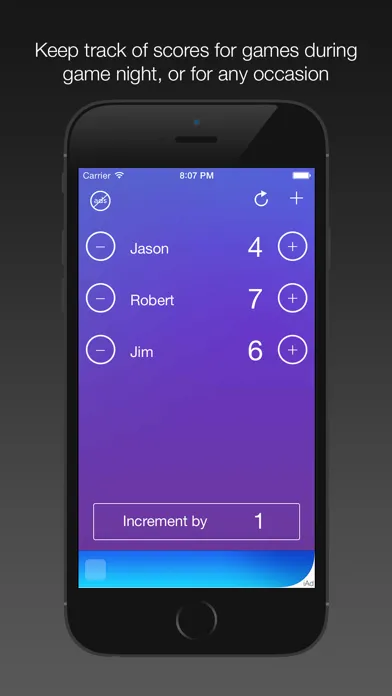 ScoreKeeper - Keep track of your scores for any board or card game Screenshots