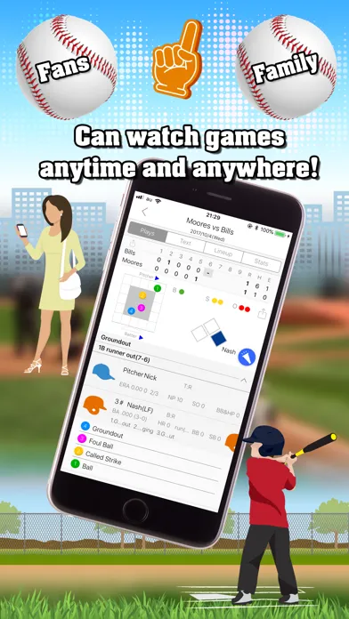 تصاویر EasyScore for Baseball