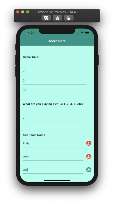 ScoreMate (Score Counter)应用截图