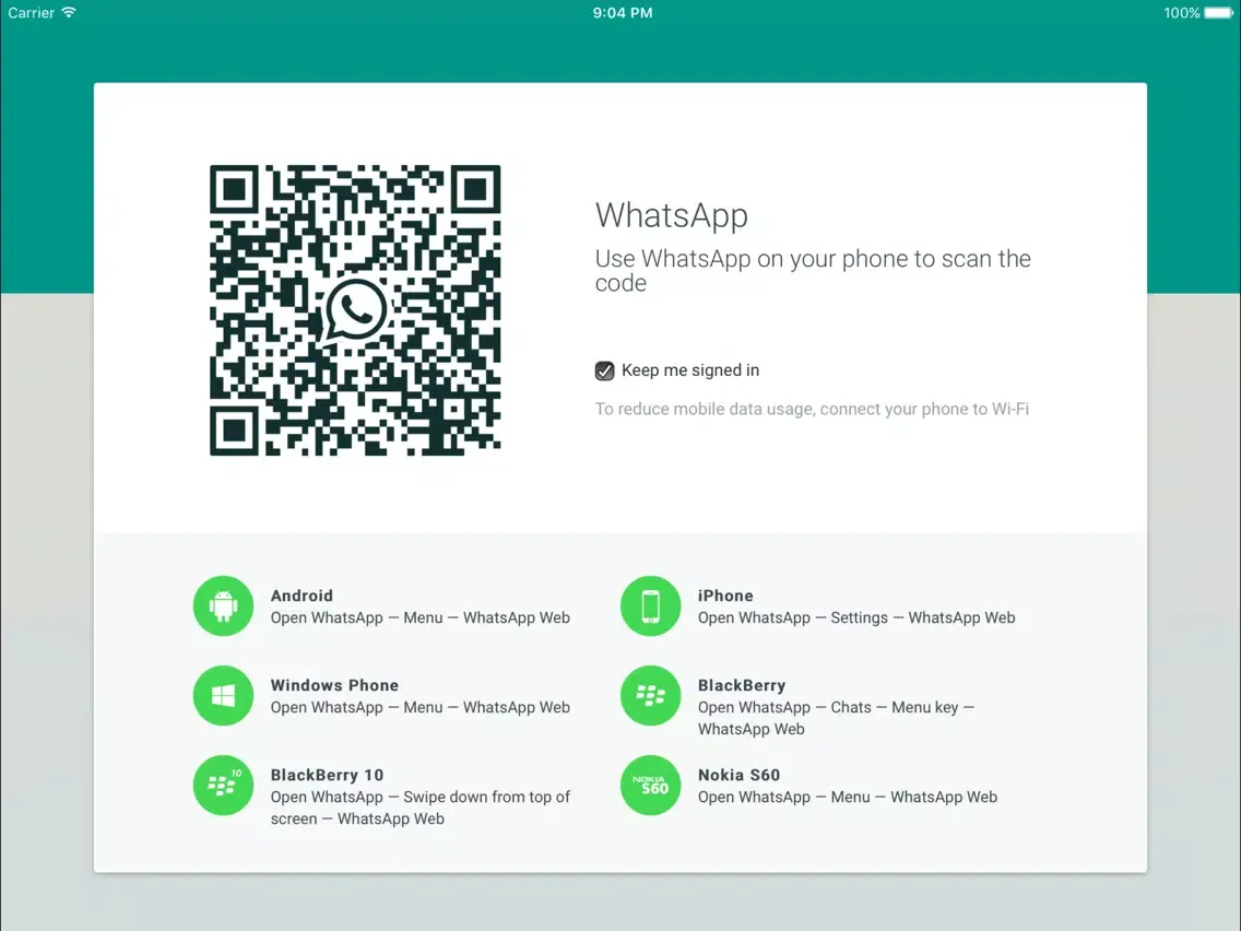 Messaging for Whatsapp Chat iPad 应用截图