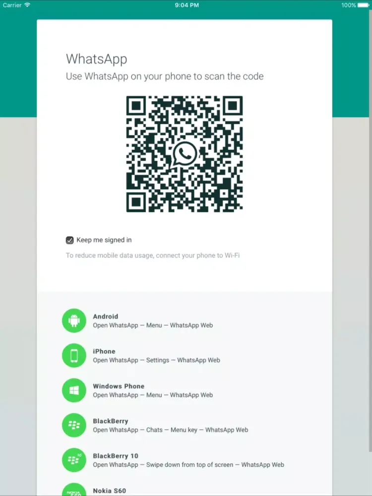 Messaging for Whatsapp Chat iPad 应用截图