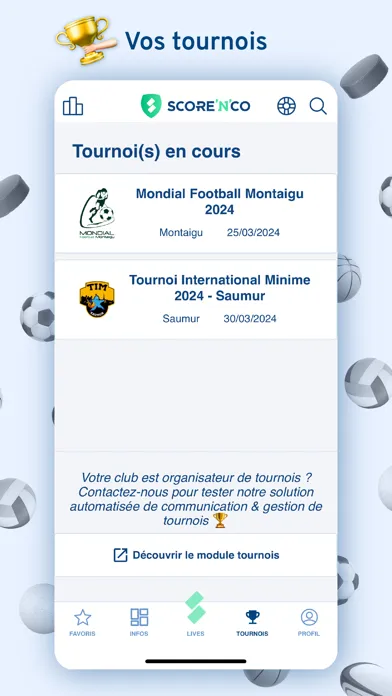 Score'n'co - Sport en direct স্ক্রিনশট