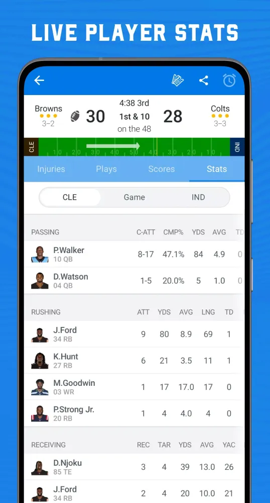 Скриншоты Superfan Sports: NFL Football