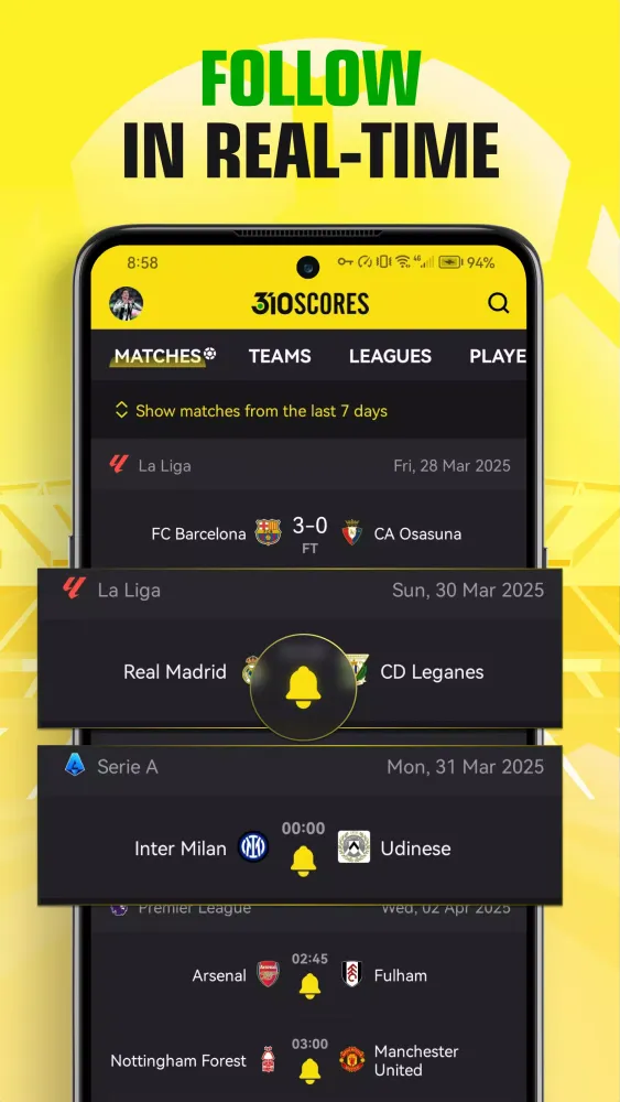 ภาพหน้าจอของ 310Scores