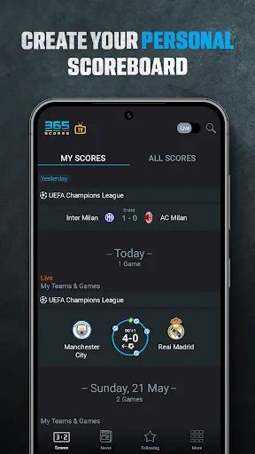 Скриншоты 365Scores: Live Scores & News