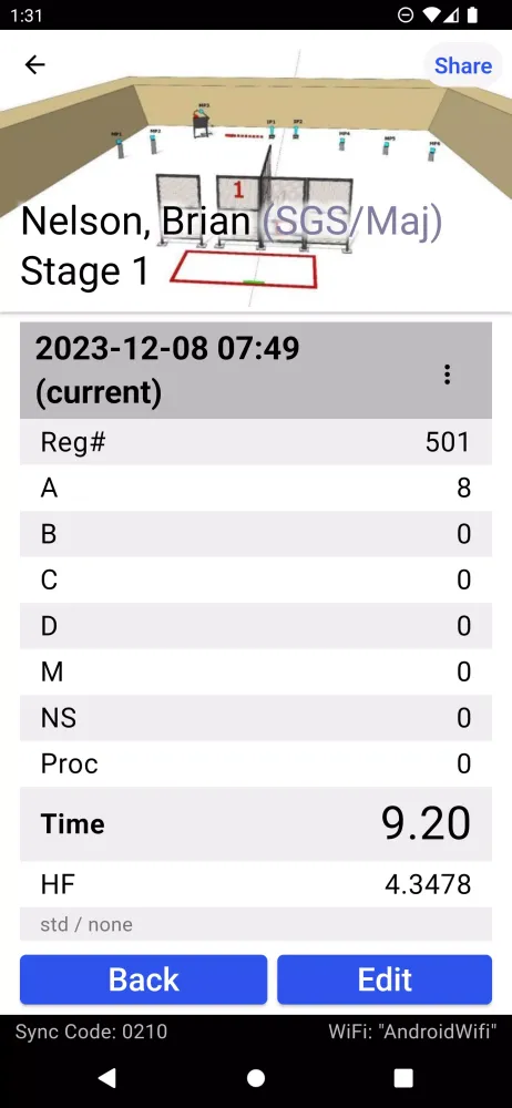 PractiScore 2 سکرین شاٹس
