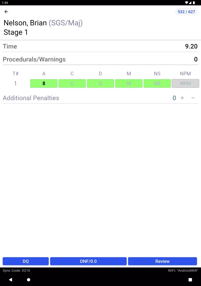 PractiScore 2 سکرین شاٹس