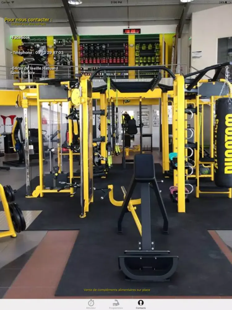 ภาพหน้าจอของ DS muscle forme / bodybuilding center iPad 