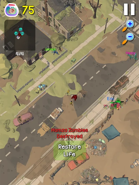 Captures d'écran de Zombie Attack in Apocalypse iPad 