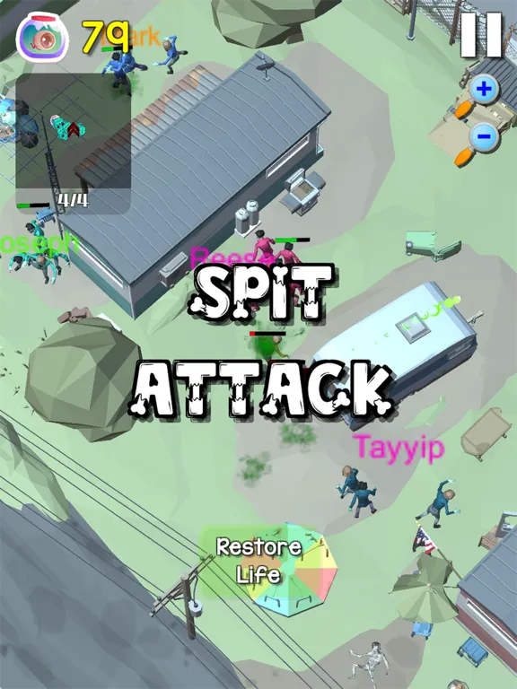 Captures d'écran de Zombie Attack in Apocalypse iPad 